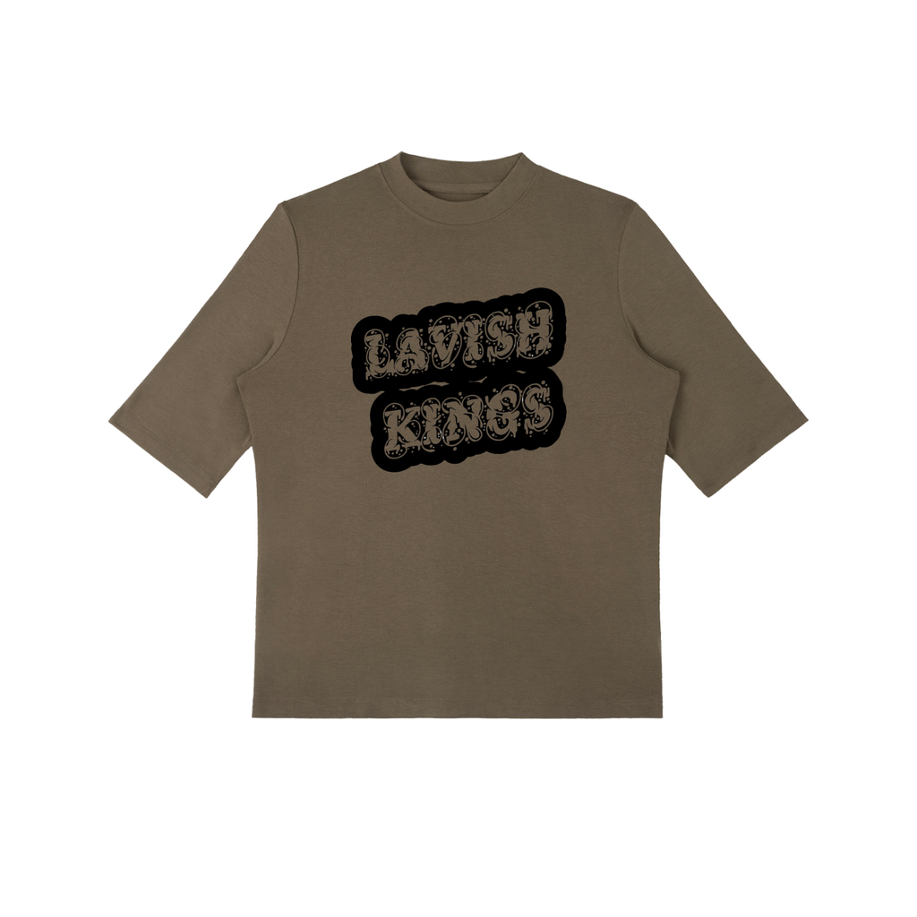 Essential Mock Neck Short Sleeve T-Shirt - LavishKings
