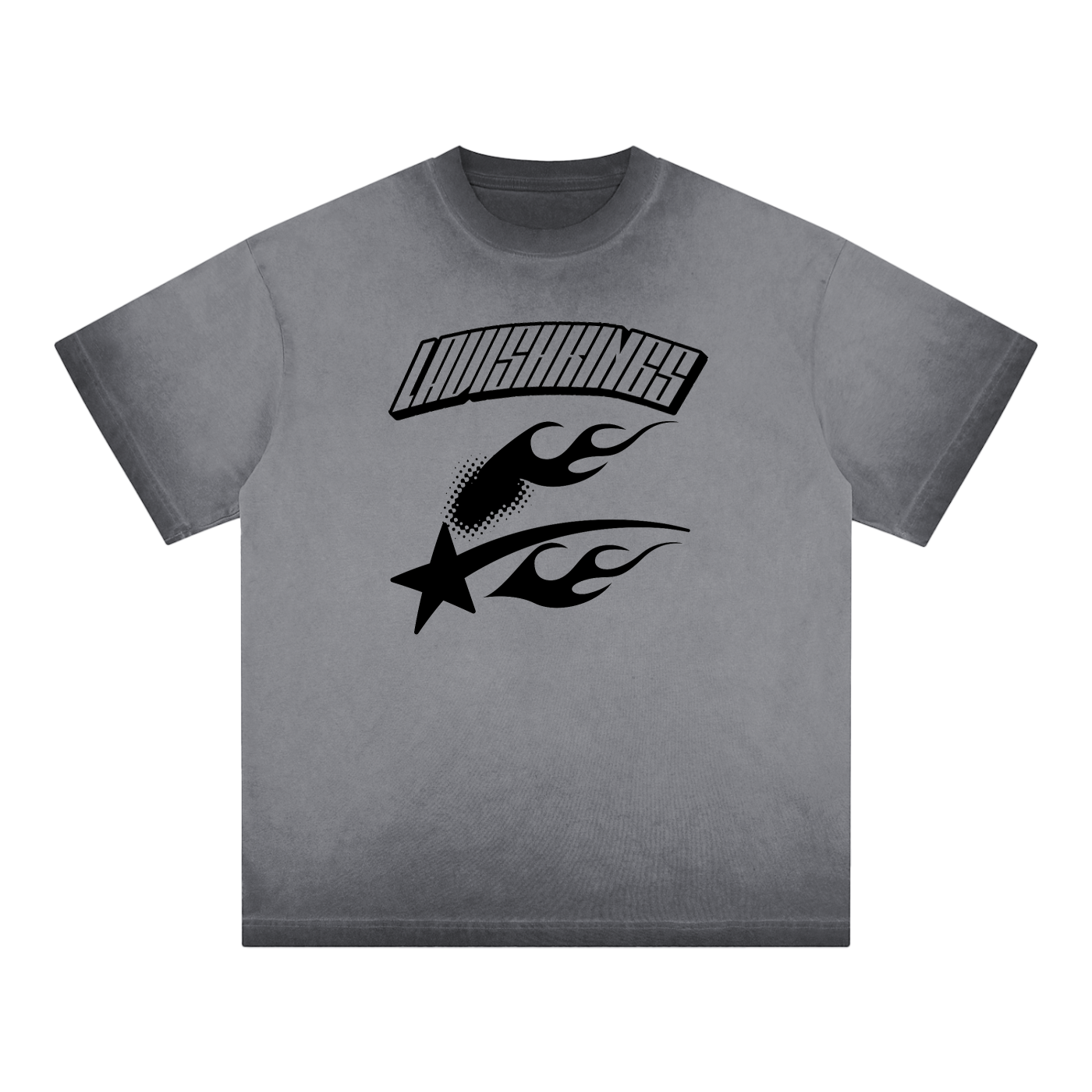 Reverse Dyed Loose Cotton T-Shirt