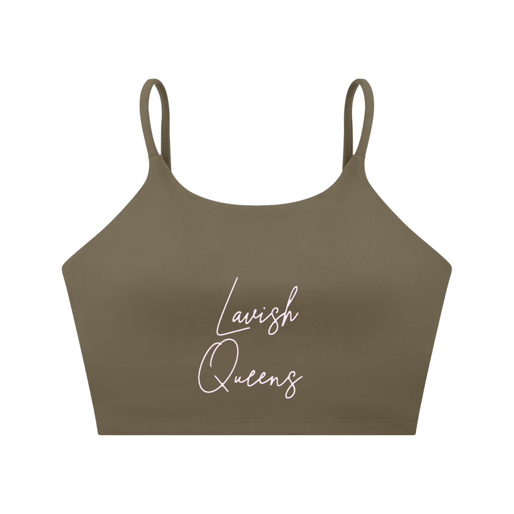 Spaghetti Strap Yoga Sports Bra