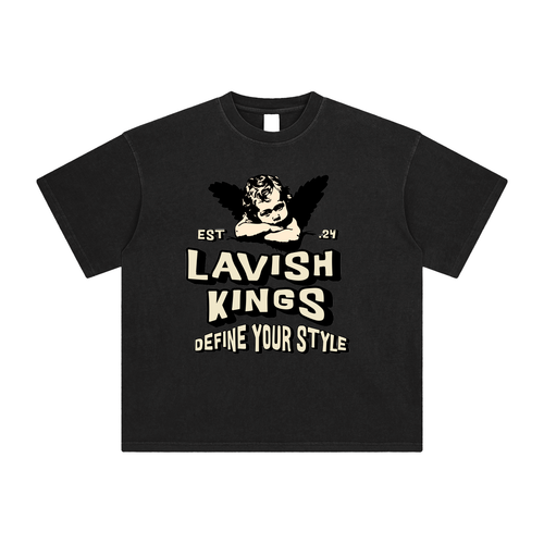 Enzyme Washed T-Shirt - LavishKings