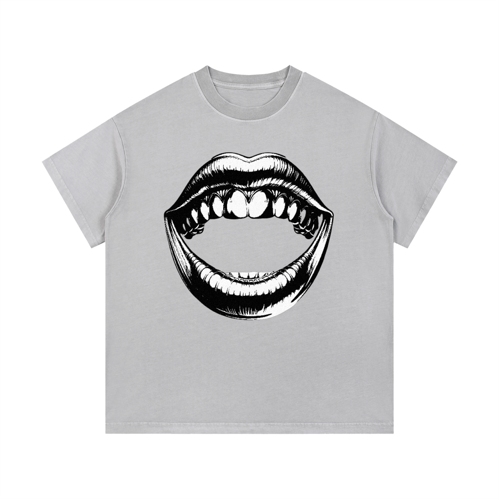 Vintage Wash Cotton T-Shirt - LavishKings