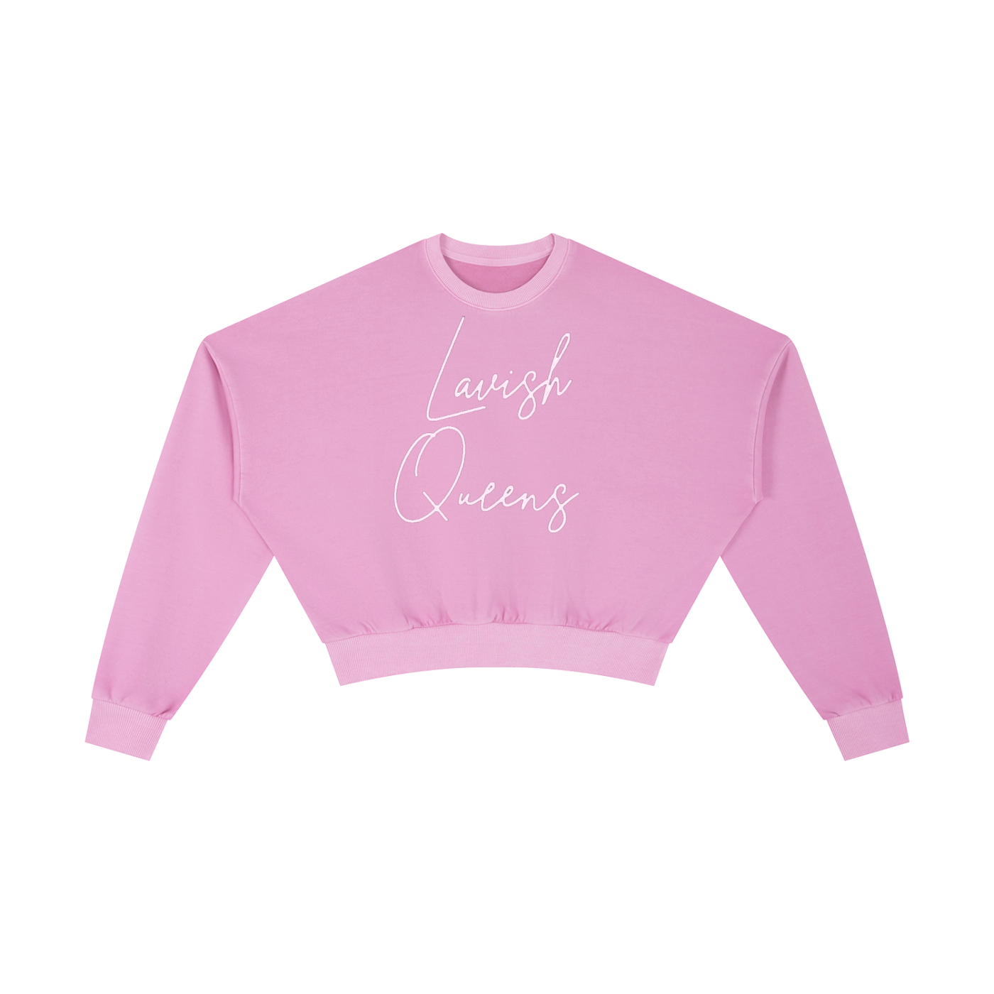 Vintage Washed Cropped Sweatshirt - LavishKings