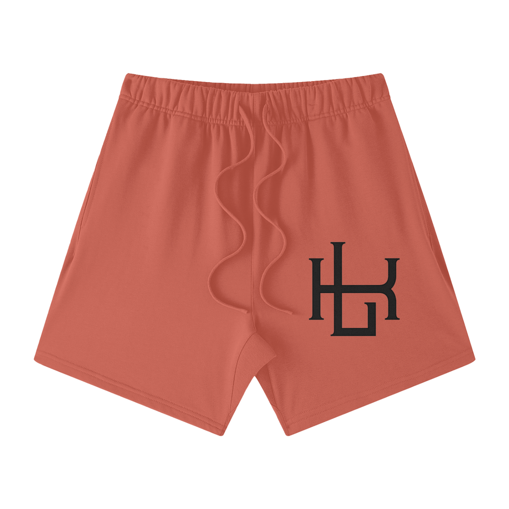 Streetwear Unisex Heavyweight Earth Tone Loose Fit Cotton Shorts - LavishKings
