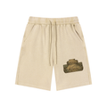 Mineral Wash Waffle Knit Shorts