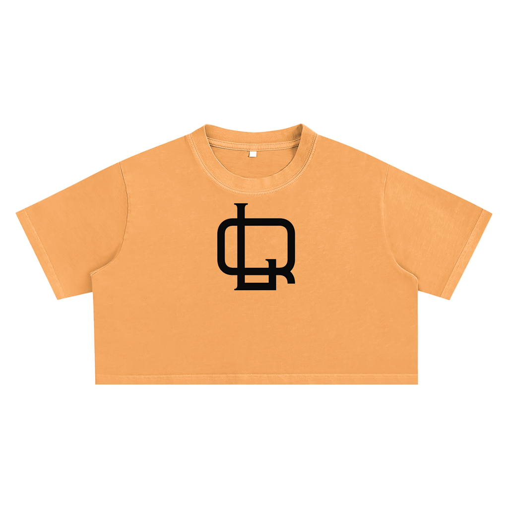 Snow Washed Crop Top - LavishKings