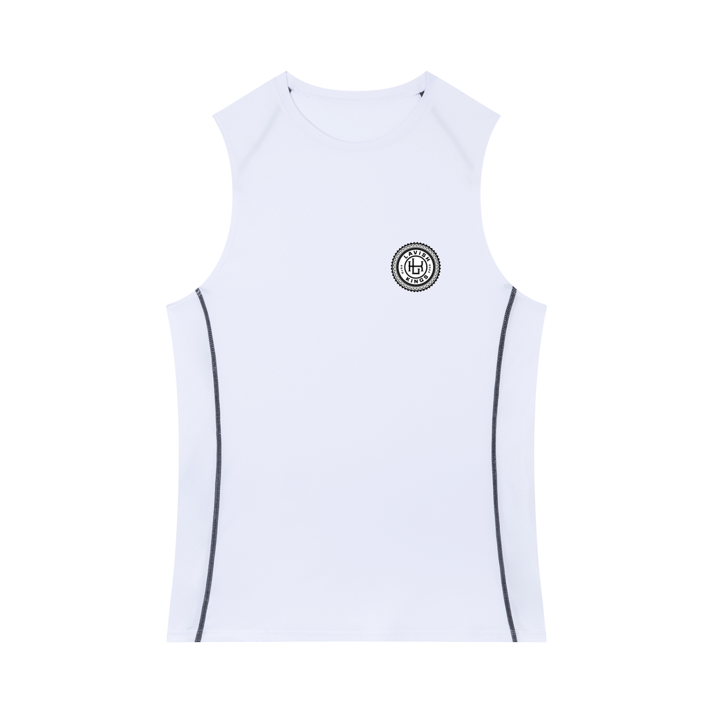 Men's Slim-Fit Topstitch Tank Top
