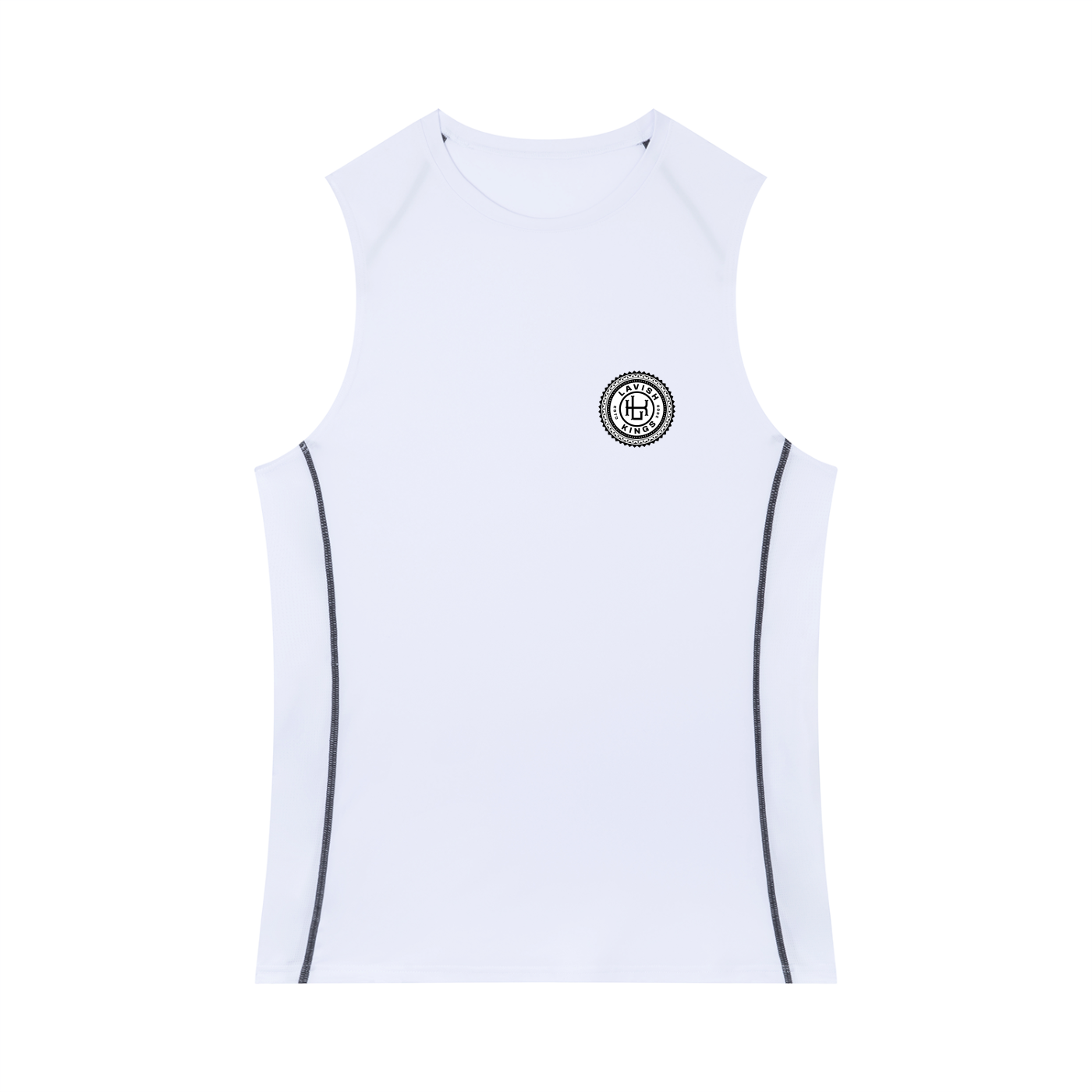 Men's Slim-Fit Topstitch Tank Top