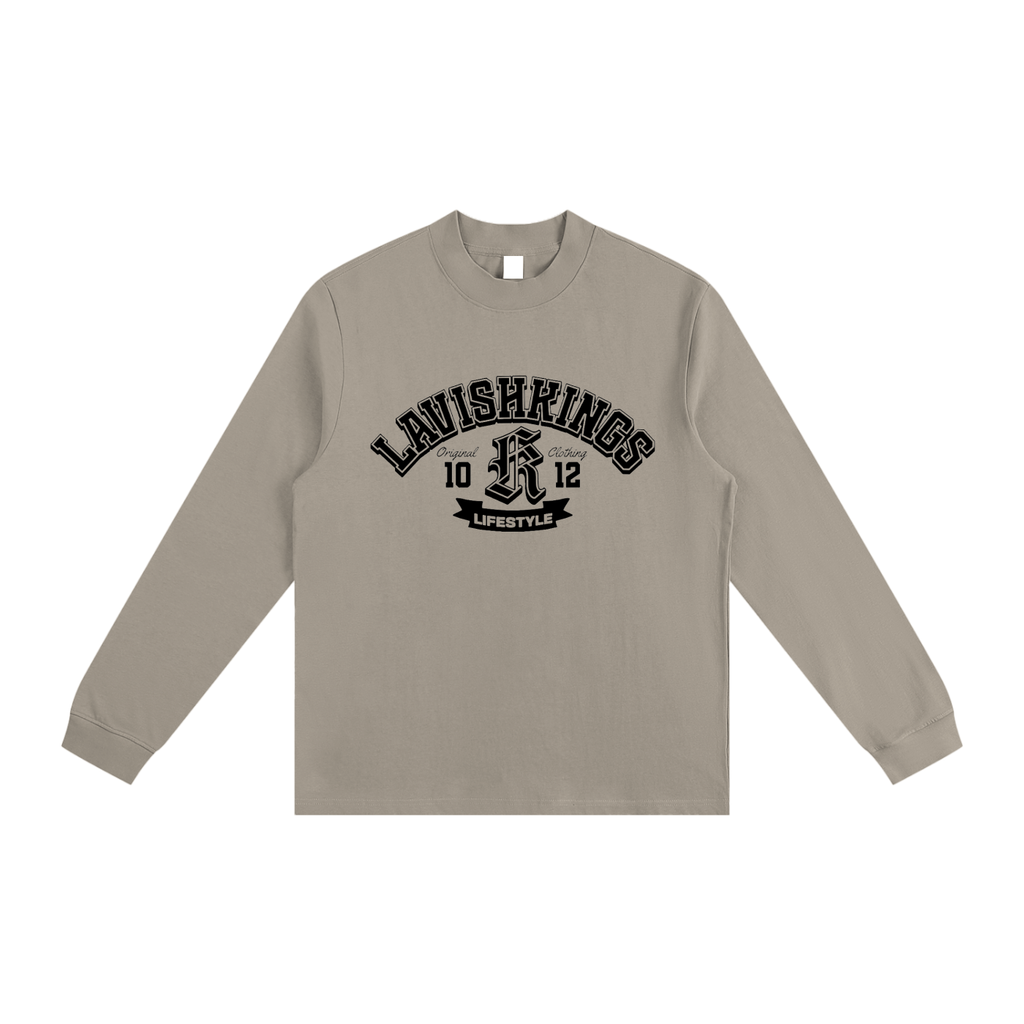 Essential Non-Shrink Mock Neck Sweatshirt - LavishKings