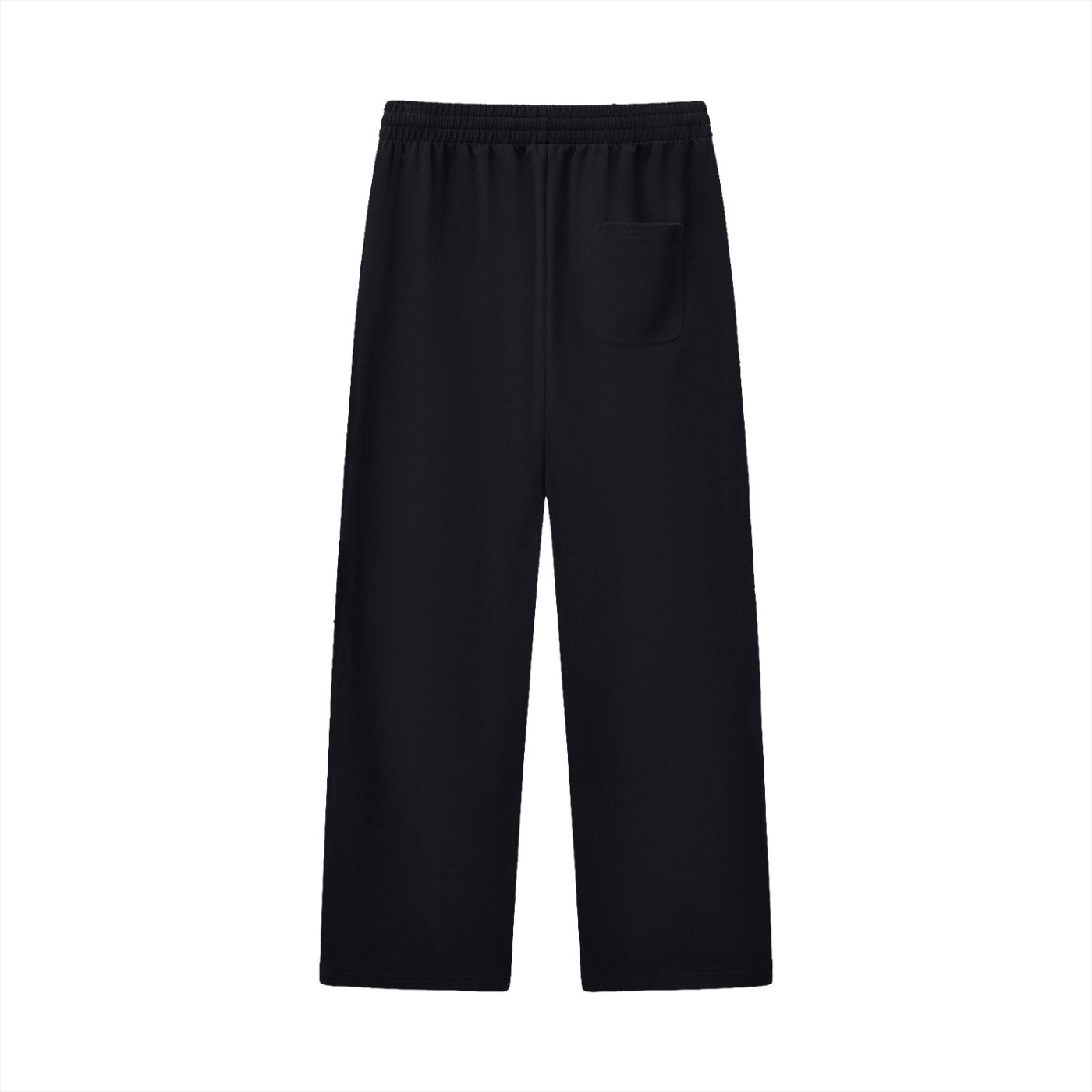 Curved Stripe Straight Sweatpants