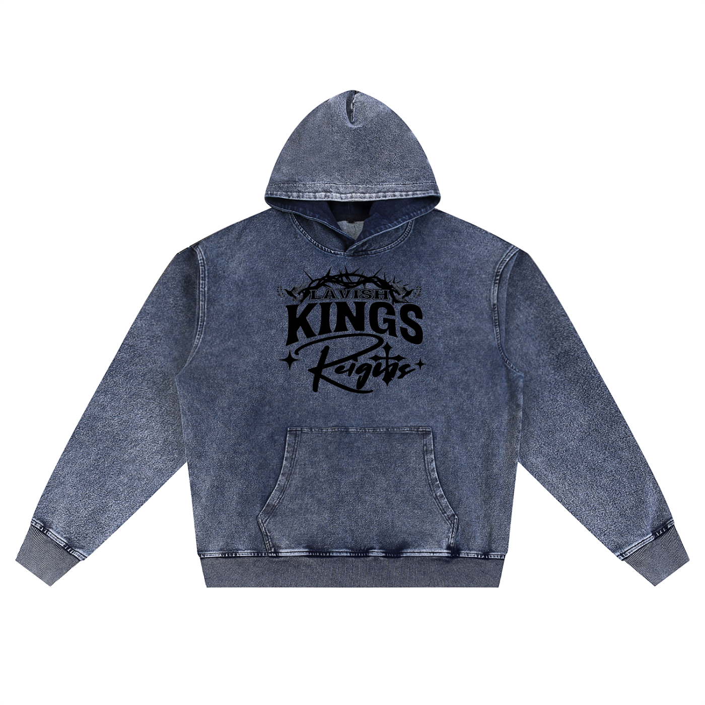 Snow Wash Oversized Hoodie