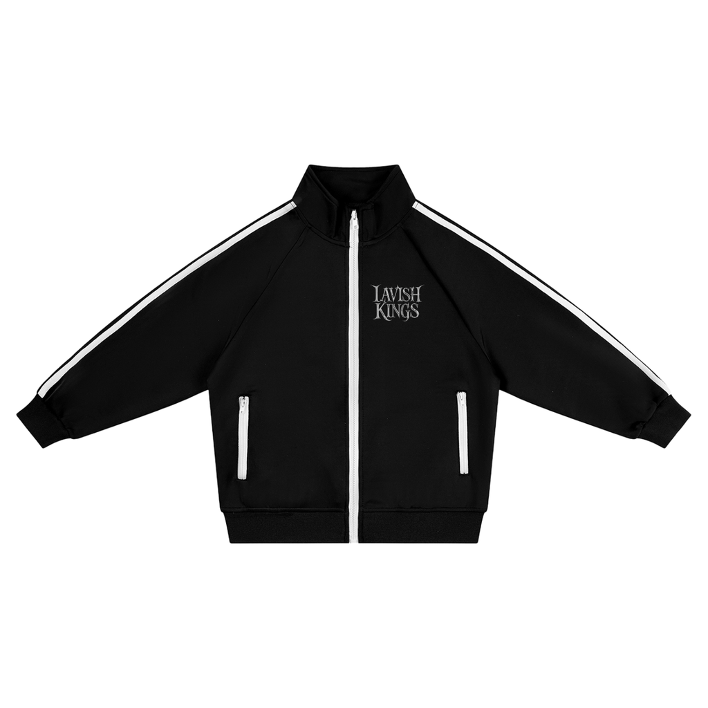Kids’ Contrast Tape Coach Jacket - LavishKings