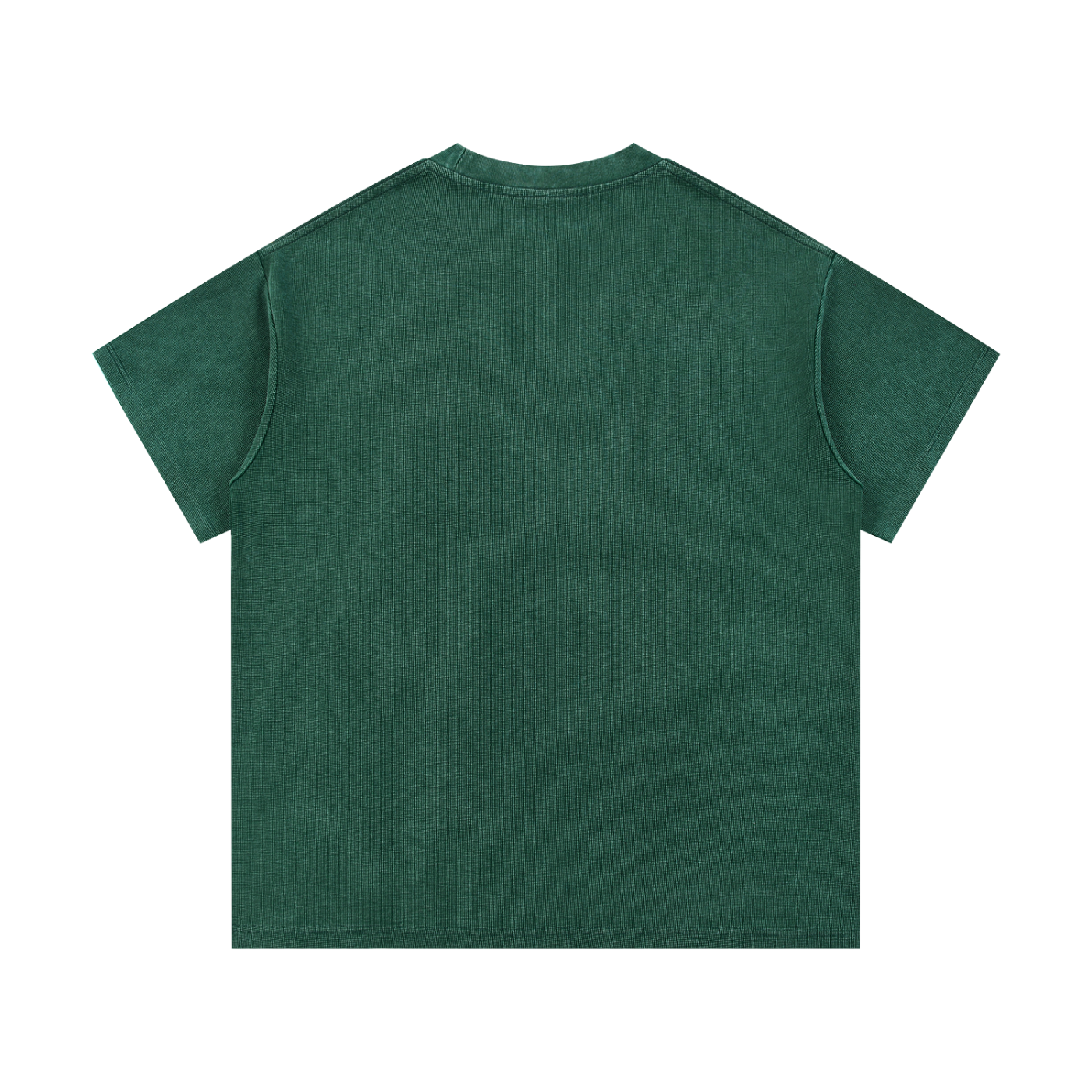 Mineral Wash Waffle Knit T-Shirt - LavishKings