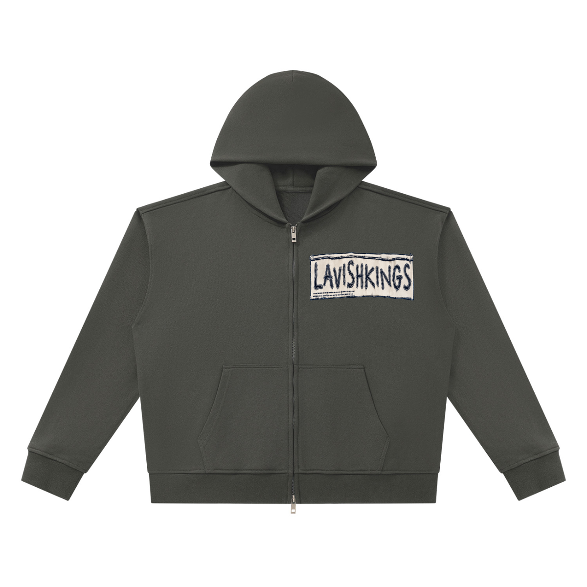 Unisex Heavyweight Full Zip Boxy Hoodie