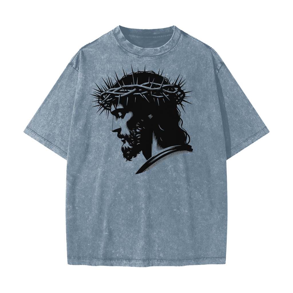 Heavyweight Snow Washed T-Shirt - LavishKings