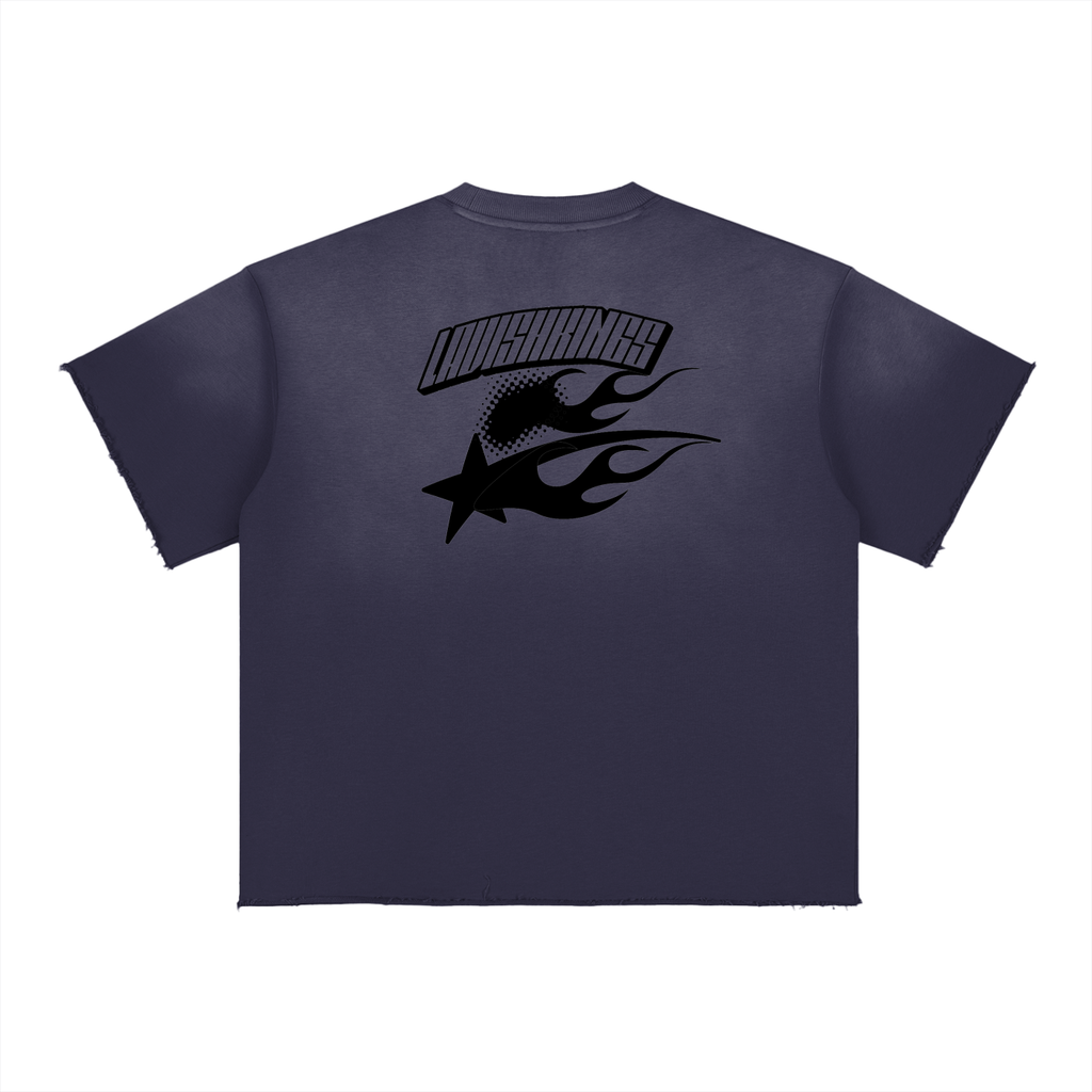 Sun Fade Raw Edge T-Shirt