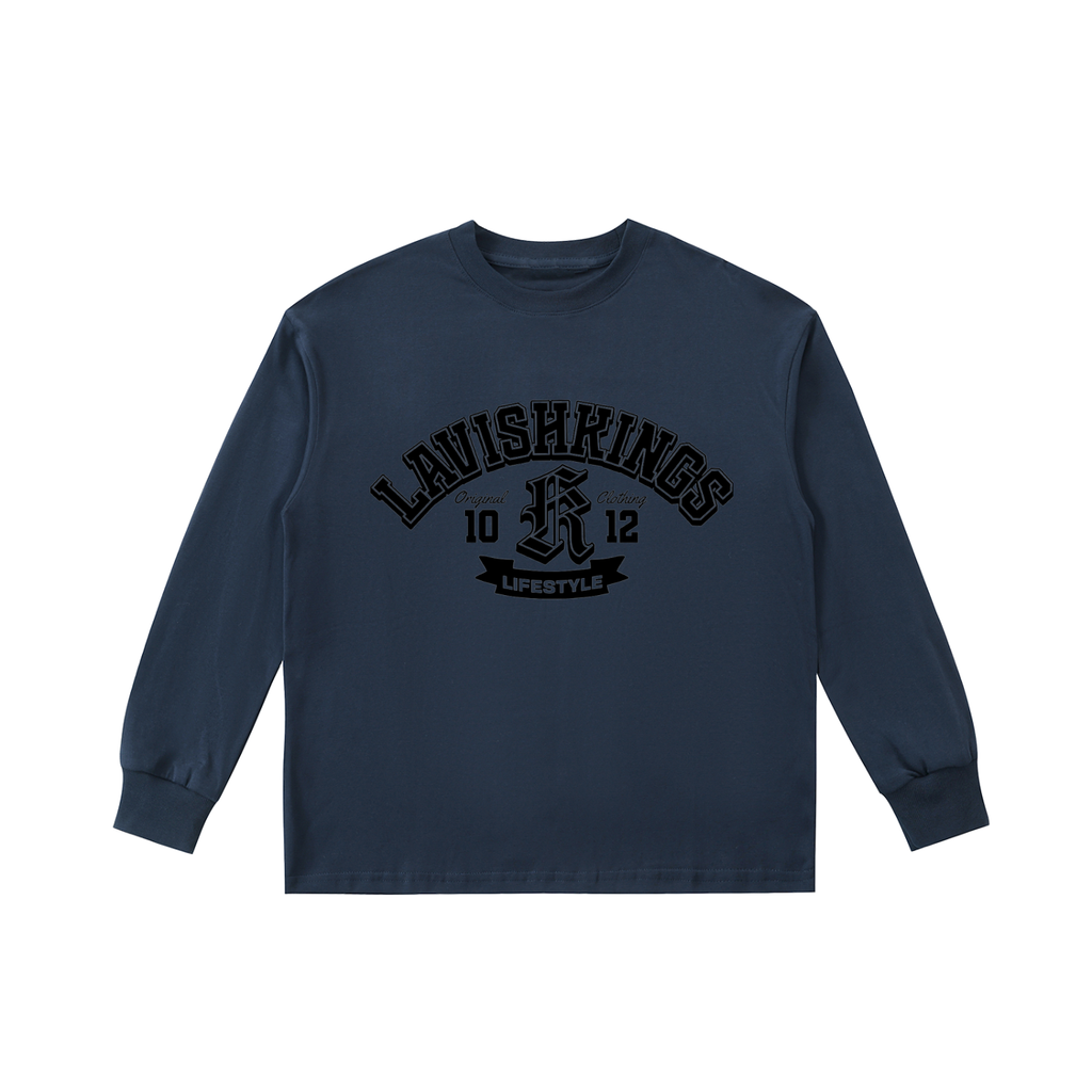 Kids' Quick-Dry Cotton Long-Sleeve Tee - LavishKings