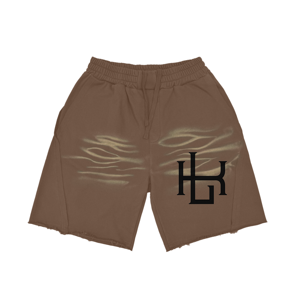 Heavyweight  Vintage Washed  Tiger Stripes Short Pants - 360 GSM - LavishKings
