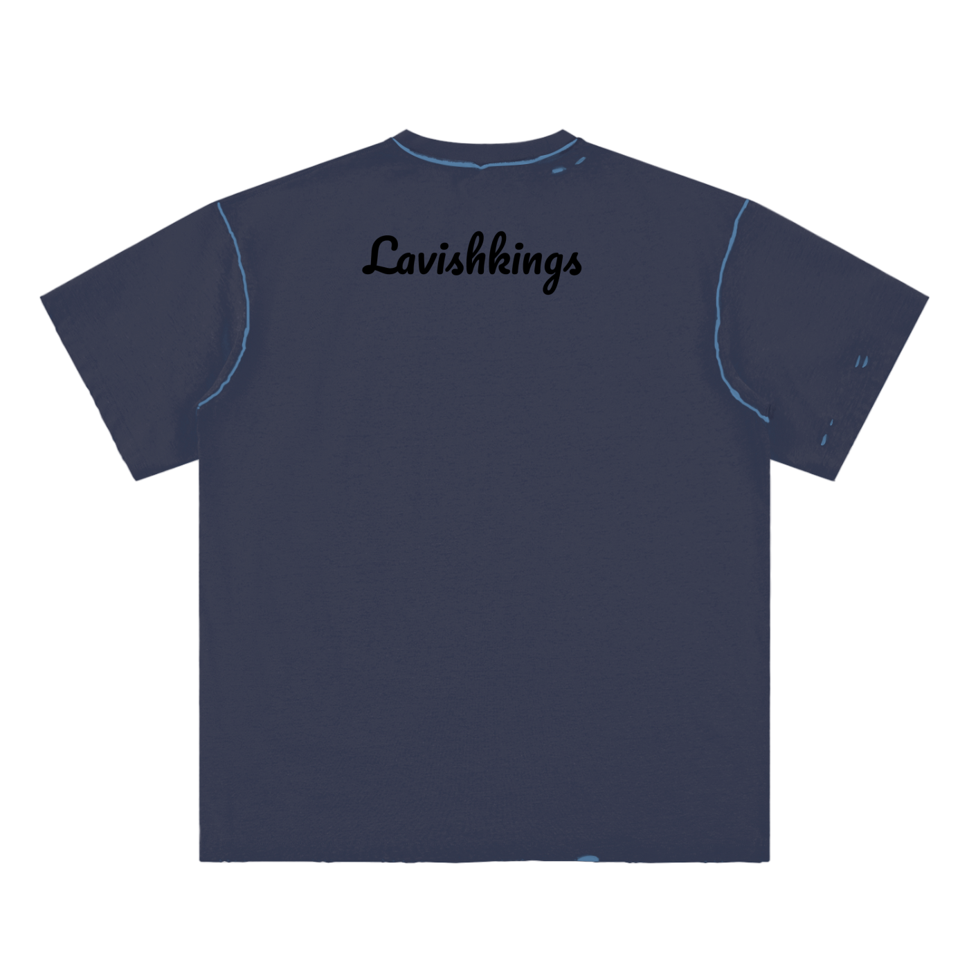 Hand-frayed Reversible T-shirt