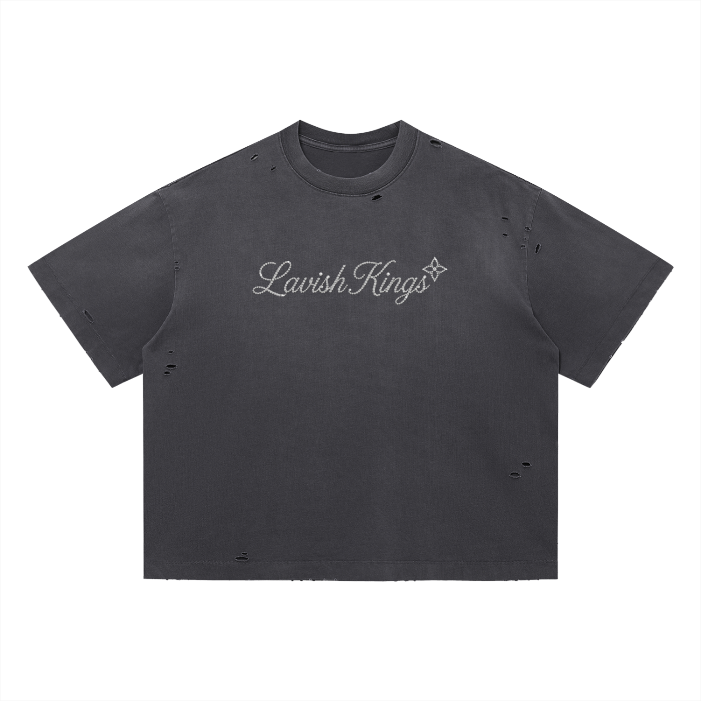 Vintage Washed Distressed Boxy Oversized T-Shirt