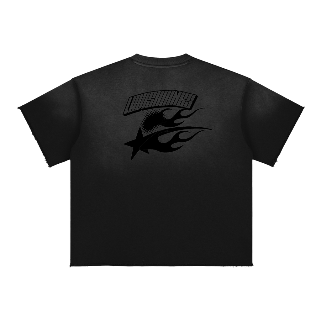 Sun Fade Raw Edge T-Shirt