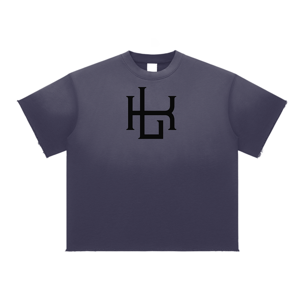 Sun Fade Raw Edge T-Shirt - LavishKings