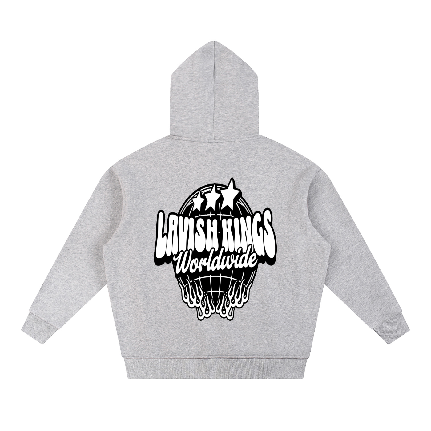 Sun Fade Contrast Tape Fleece Hoodie