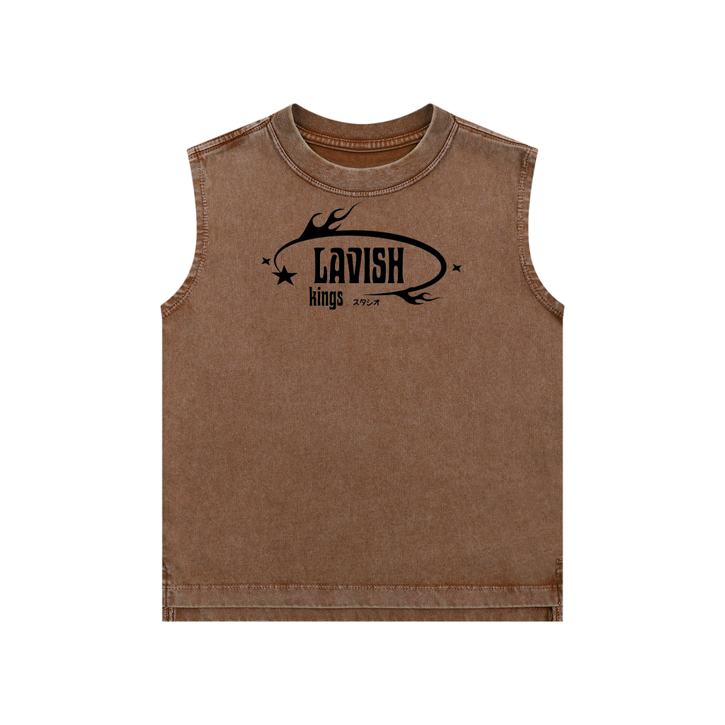 Snow Washed Kids' Tank Top - LavishKings