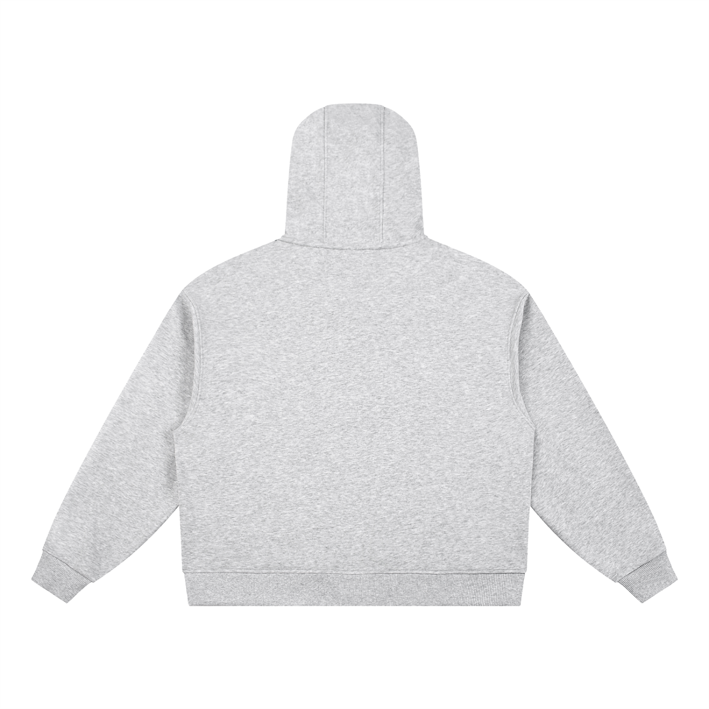 Boxy Button Placket Hoodie