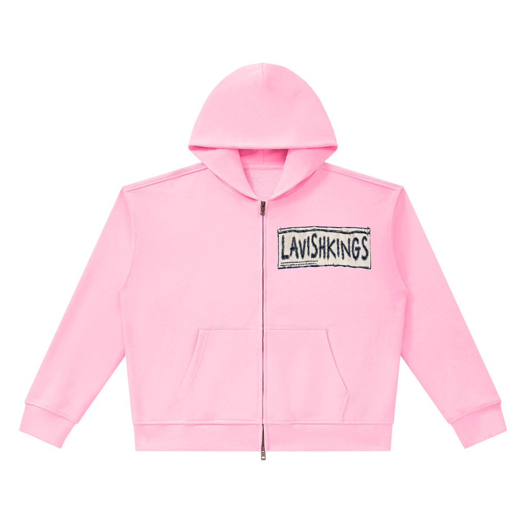 Unisex Heavyweight Full Zip Boxy Hoodie