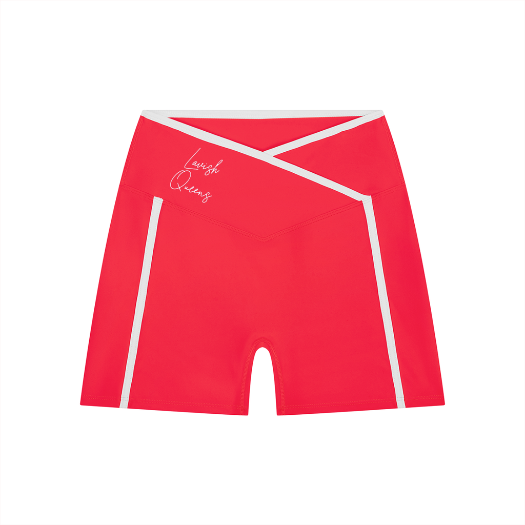 Women’s High Rise Color Block Yoga Shorts