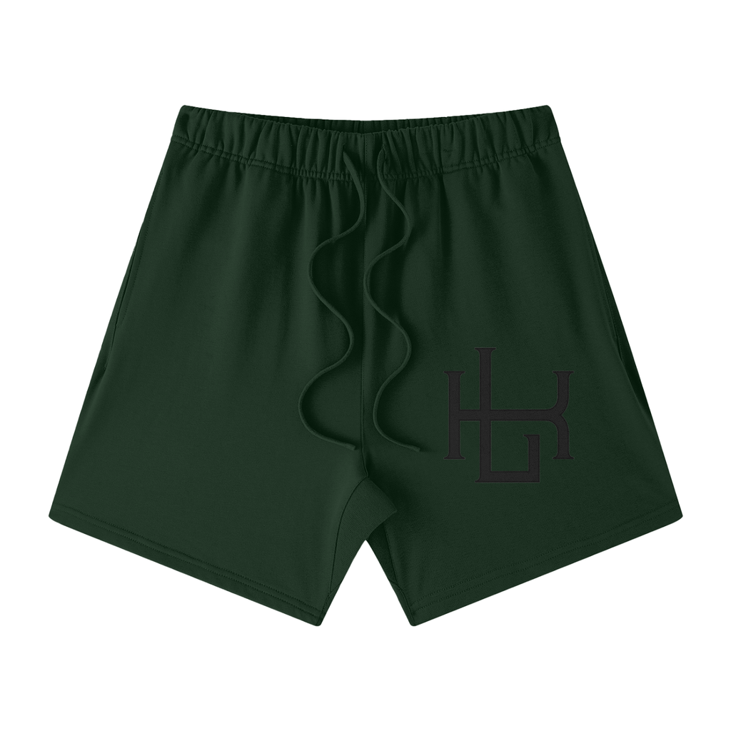 Streetwear Unisex Heavyweight Earth Tone Loose Fit Cotton Shorts - LavishKings