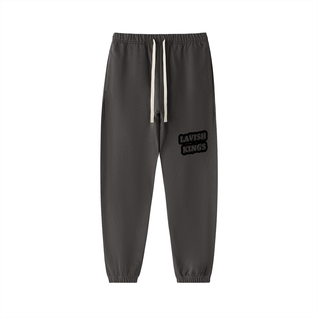 Essential Heavyweight Cotton Sweatpants - LavishKings