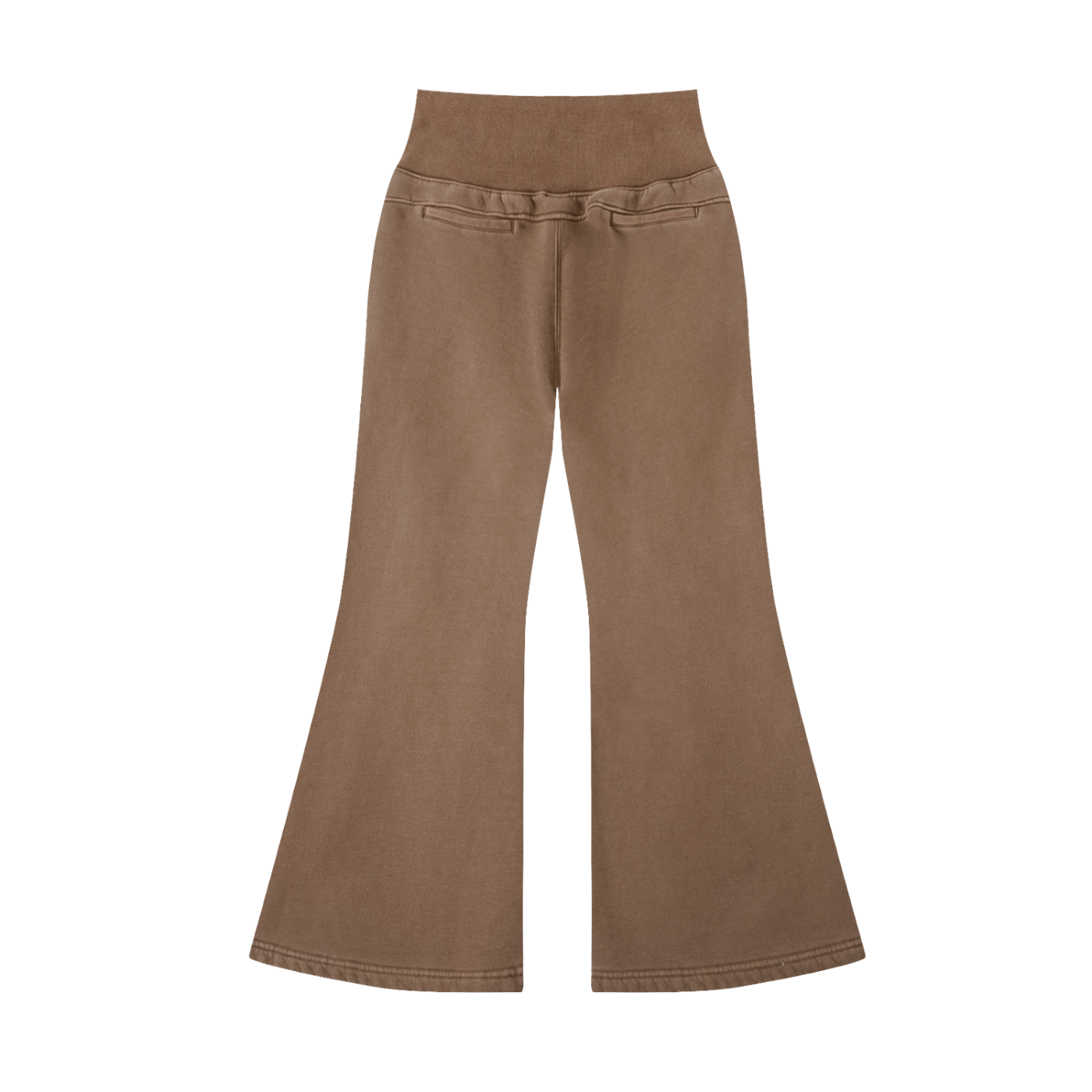 Vintage Washed Flared Fleece Pants - LavishKings