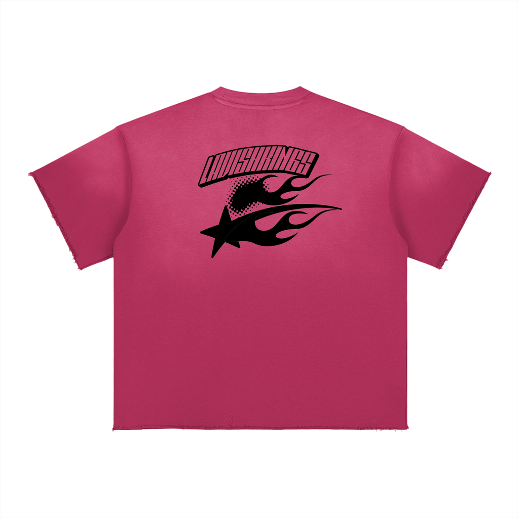 Sun Fade Raw Edge T-Shirt