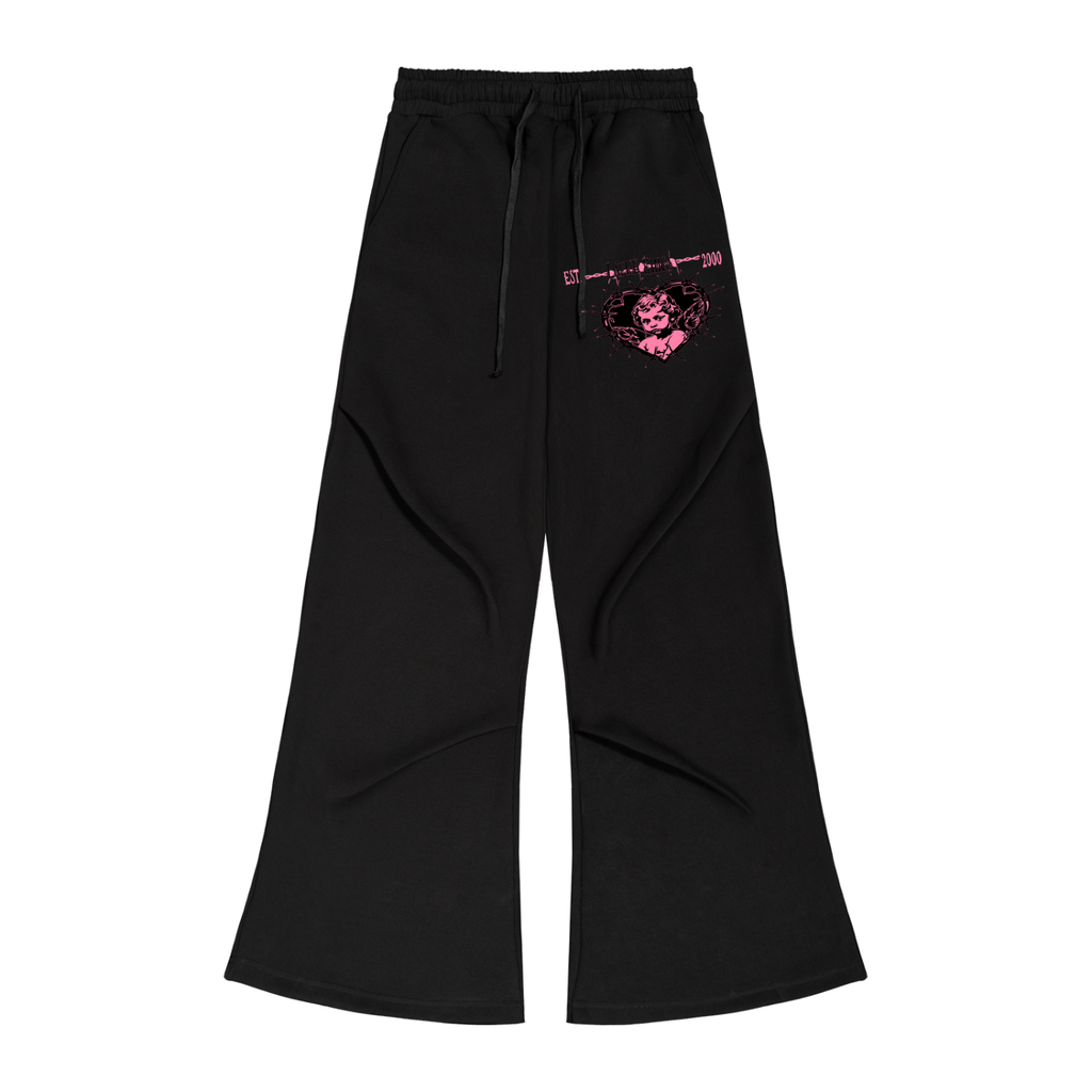 Wide Leg Drawstring Sweatpants
