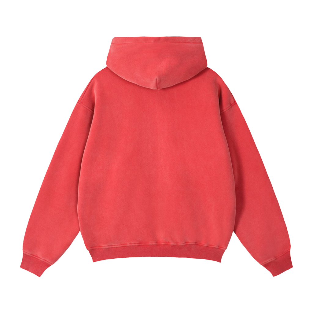 Zip-Through Boxy Fleece Hoodie - LavishKings