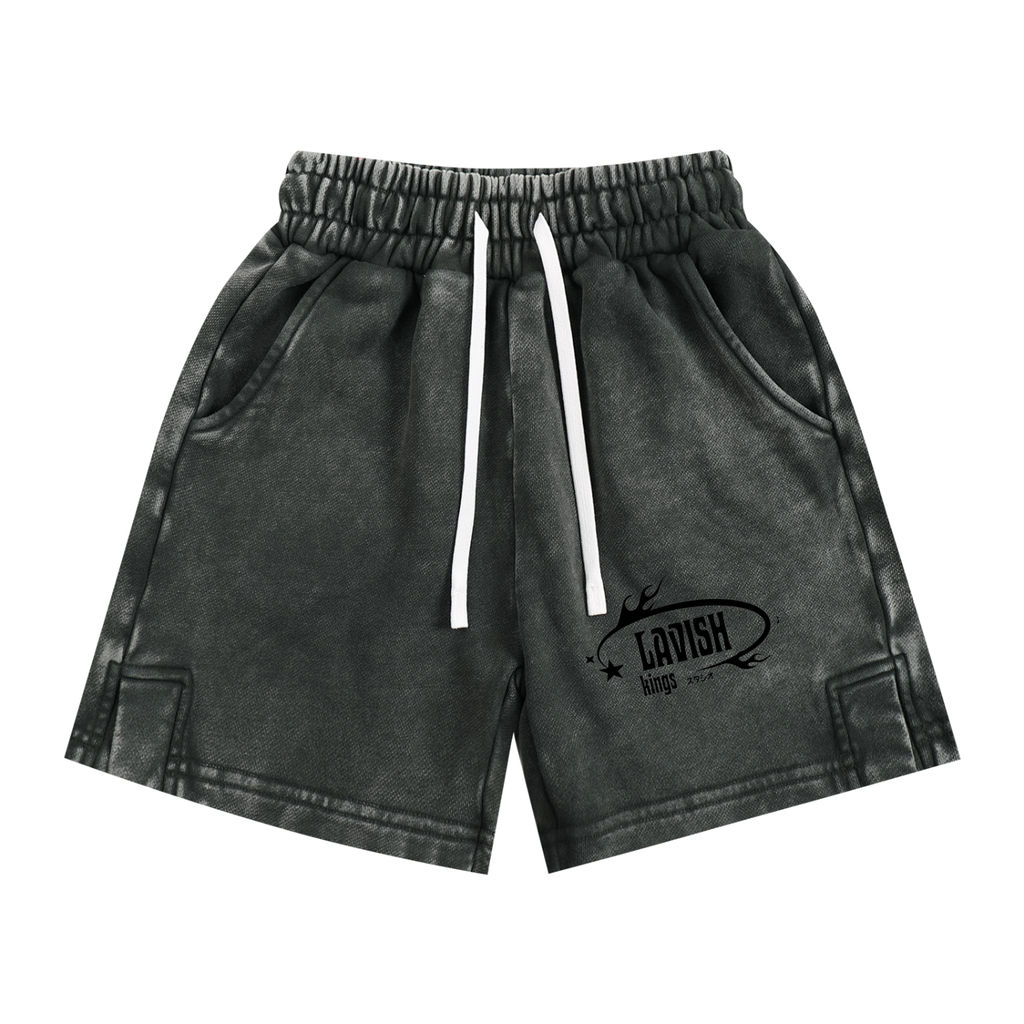 Snow Washed Kids' Shorts - LavishKings