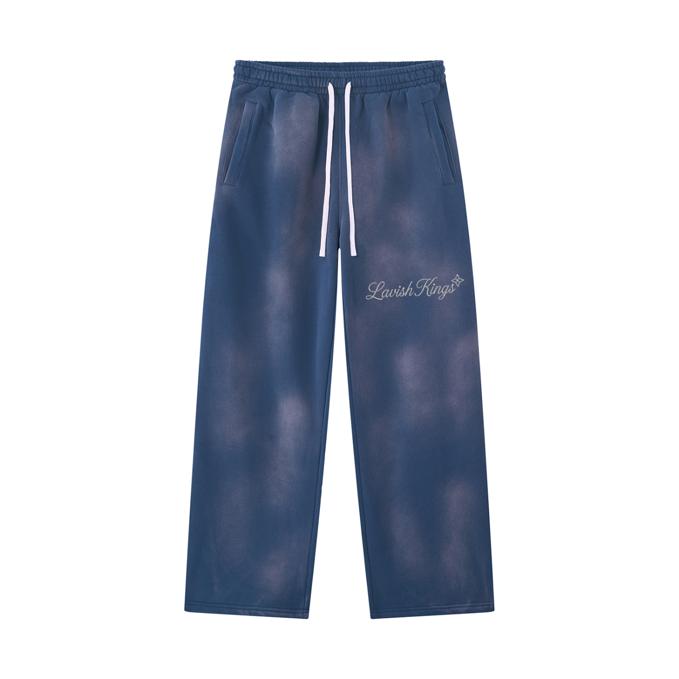Unisex Sunfade Wide Leg Fleece Sweatpants