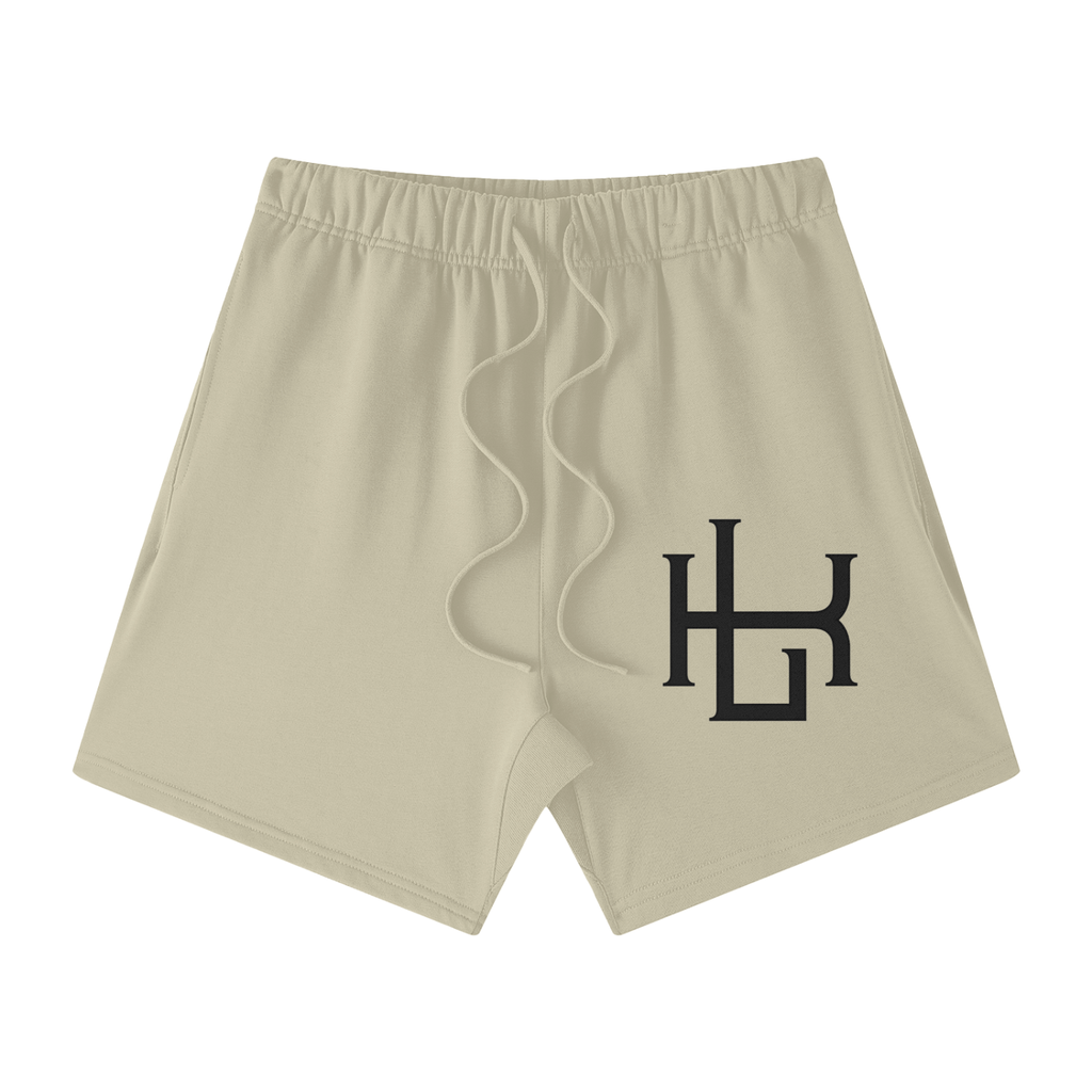 Streetwear Unisex Heavyweight Earth Tone Loose Fit Cotton Shorts - LavishKings