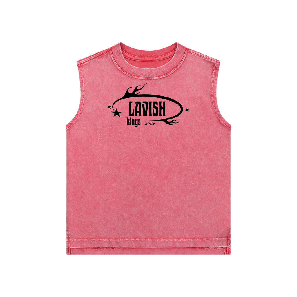 Snow Washed Kids' Tank Top - LavishKings