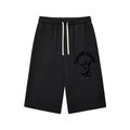 Relaxed Drawstring Three-quarter Sweatpants - LavishKings
