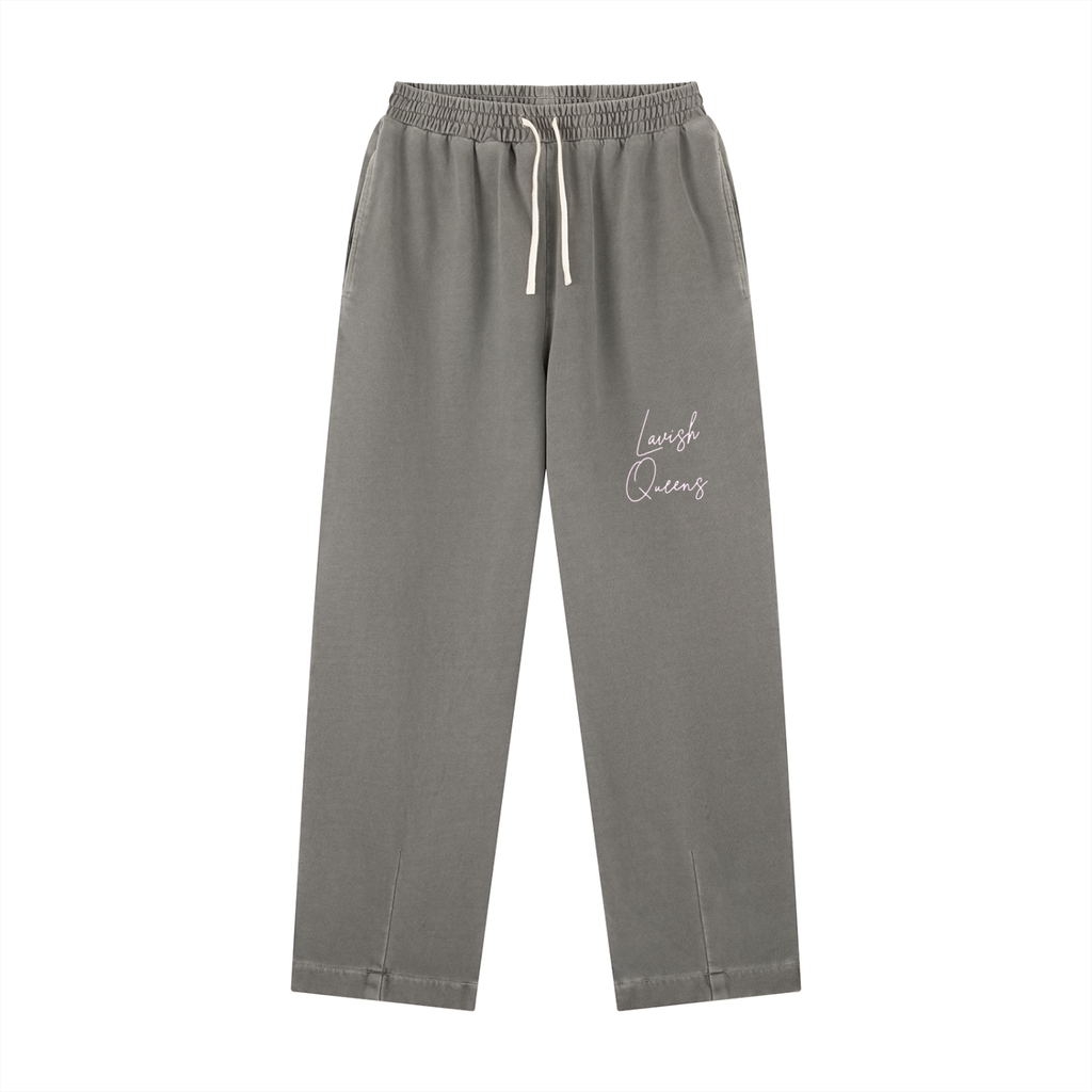 Vintage Washed Drawstring Sweatpants - LavishKings