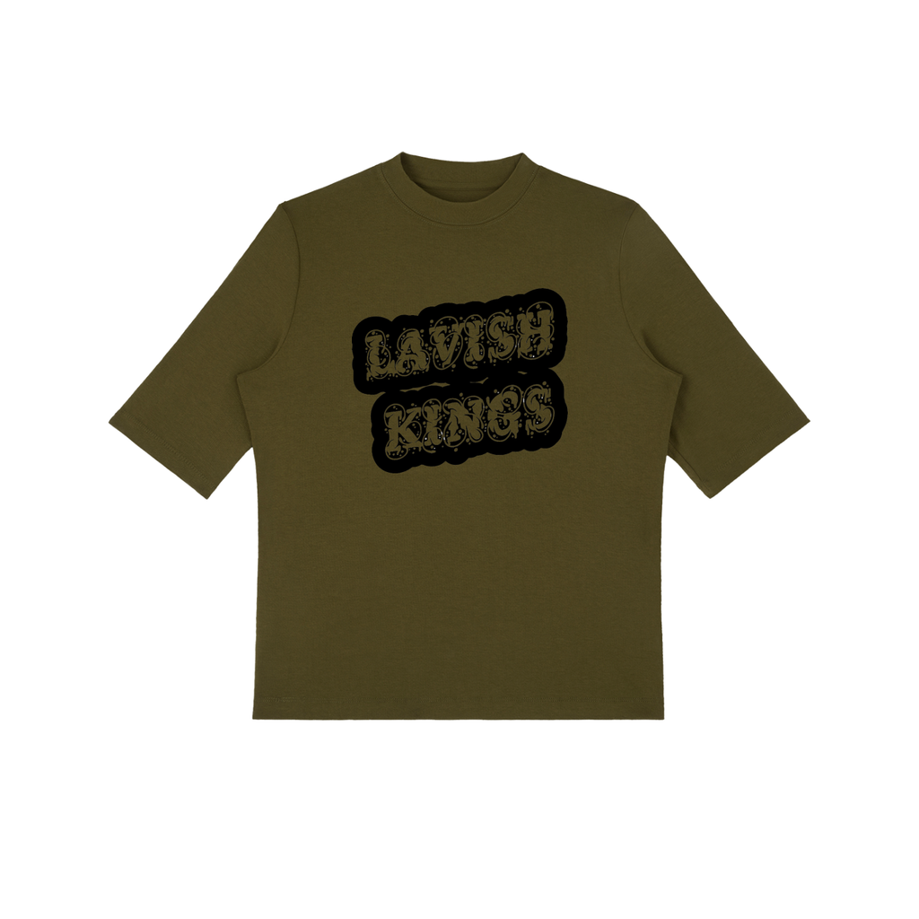 Essential Mock Neck Short Sleeve T-Shirt - LavishKings