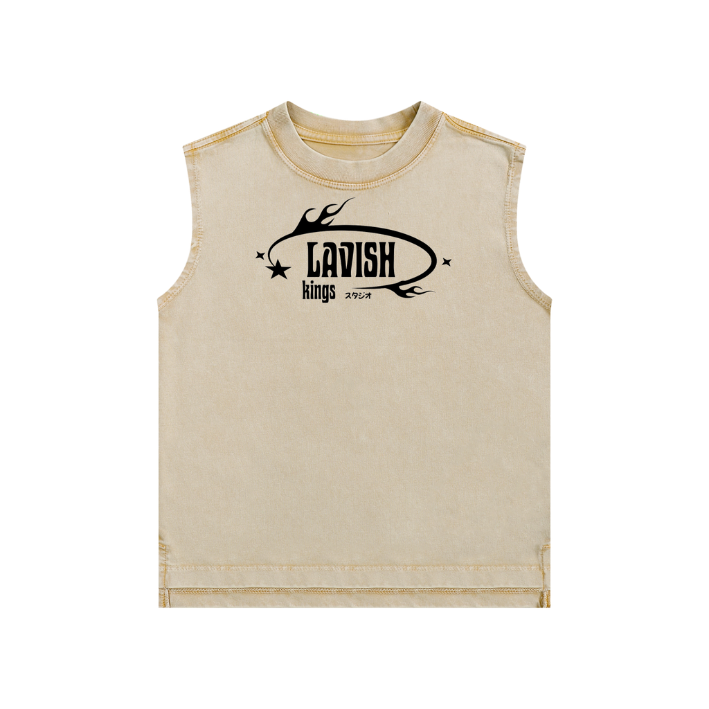 Snow Washed Kids' Tank Top - LavishKings