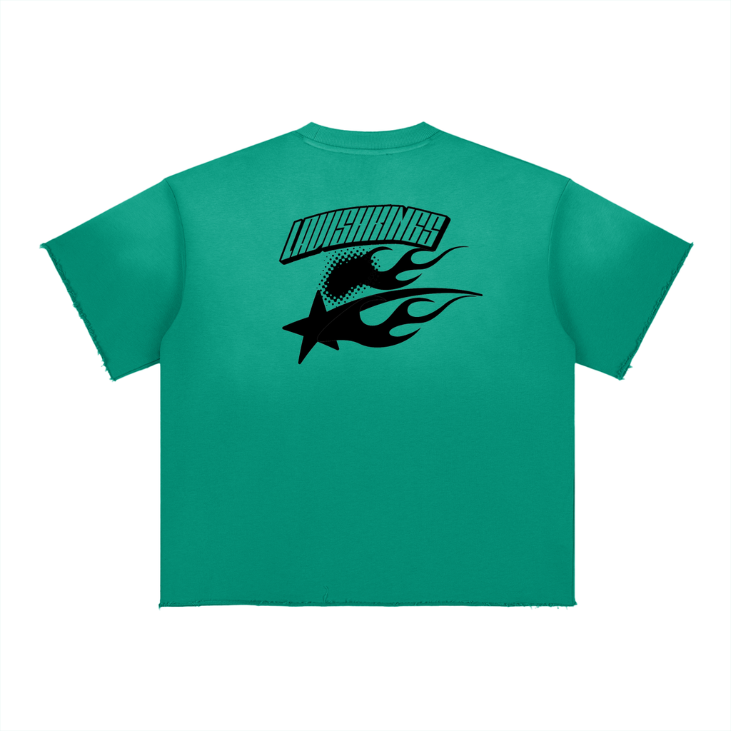 Sun Fade Raw Edge T-Shirt