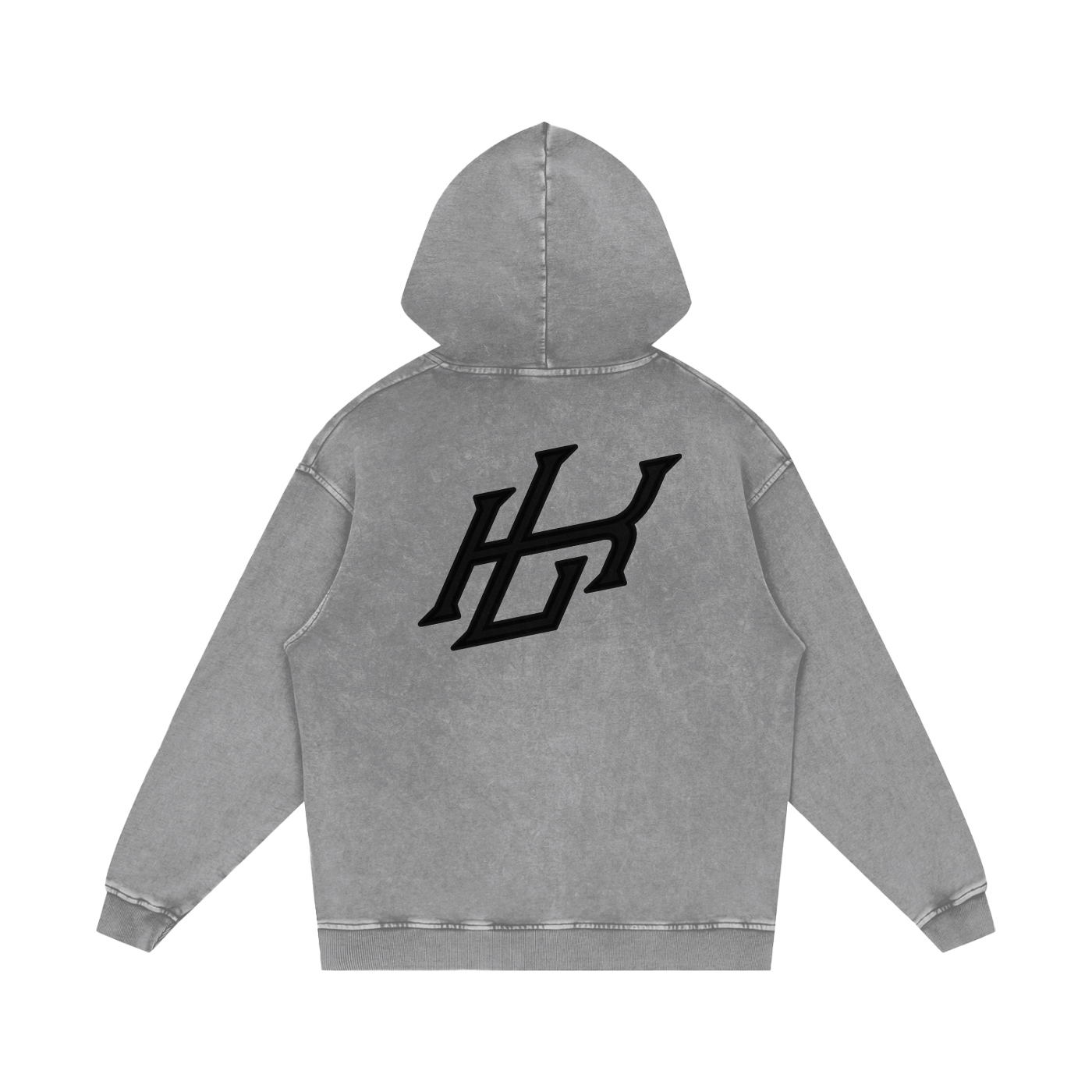 Snow Washed Loose Cotton Hoodie