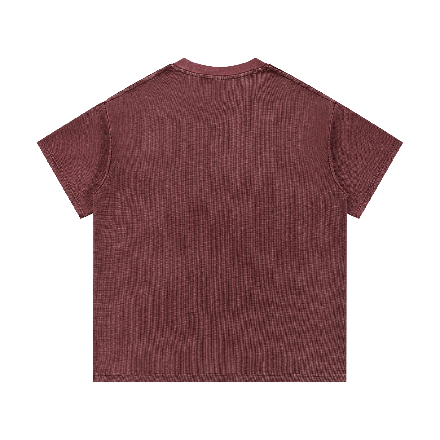 Mineral Wash Waffle Knit T-Shirt - LavishKings