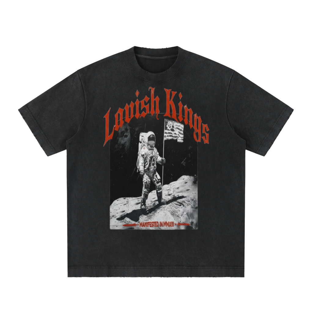 Heavyweight Vintage Washed Frayed T-Shirt