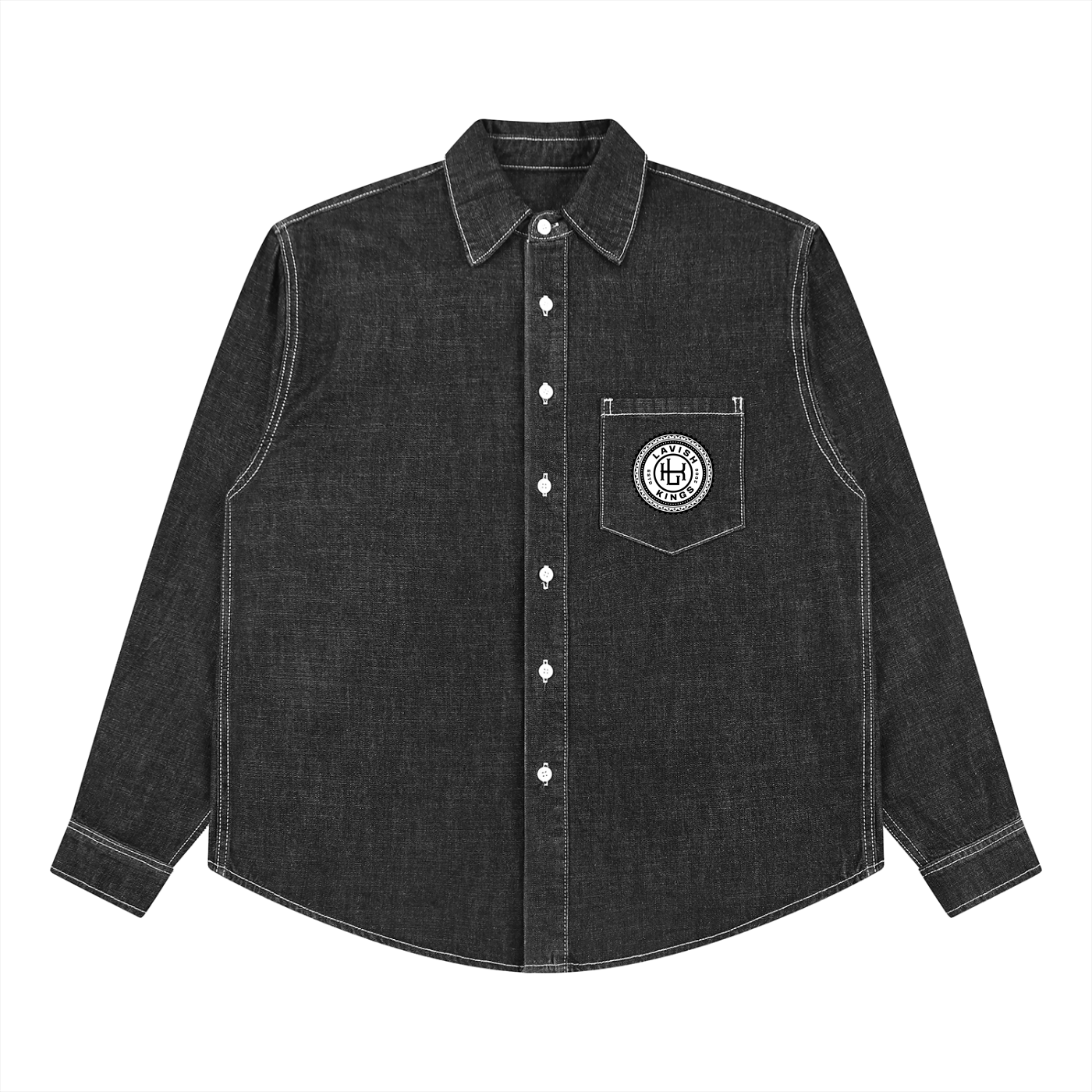 Unisex Vintage Wash Denim Shirt