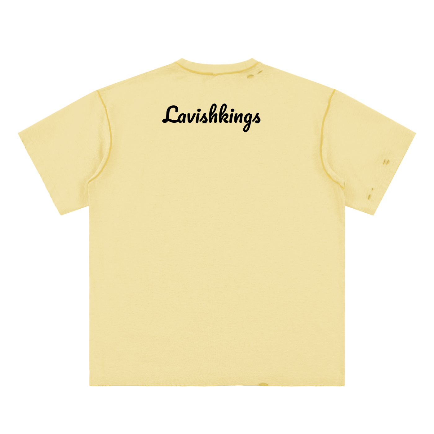 Hand-frayed Reversible T-shirt